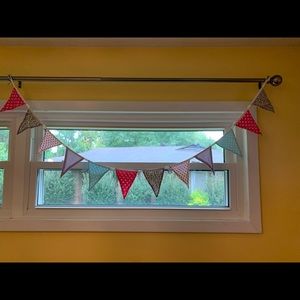 Pottery Barn Kids Fabric bunting banner